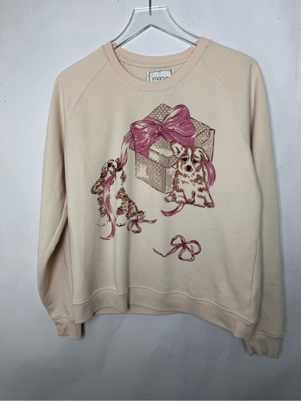 Maeve Animal Friends Crew-Neck Sweatshirt sz Small - Picture 4 of 7